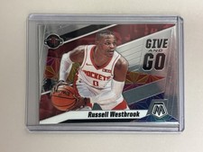 2019-20 Mosaic Give and Go Russell Westbrook #11 Houston Rockets Insert Card