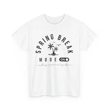 Spring Vacation Break 2025 Shirt, Palm Trees Lovers Mode On Women Men T-shirt 
