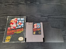 Super Mario Bros. for NES Nintendo In Box IB Fair Shape