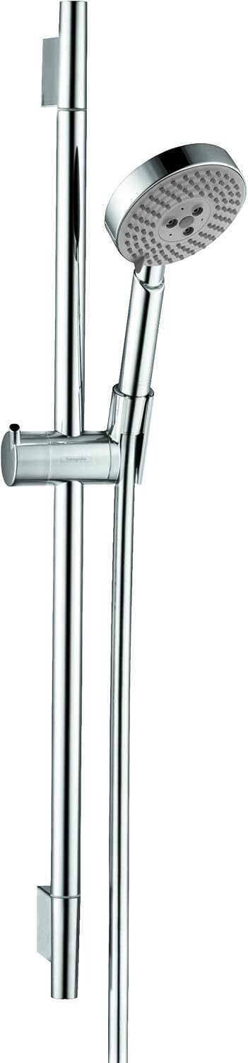 hansgrohe 4266000 Unica S 24-Inch Wall Bar Set with Multi-Fu