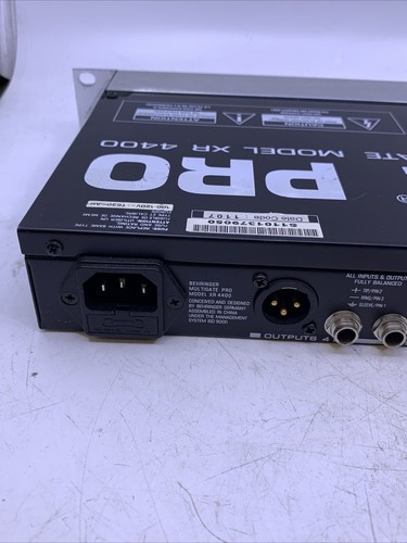 Behringer Multigate Pro Audio Interactive Quad Expander / Gate Model XR 4400 - Picture 9 of 14