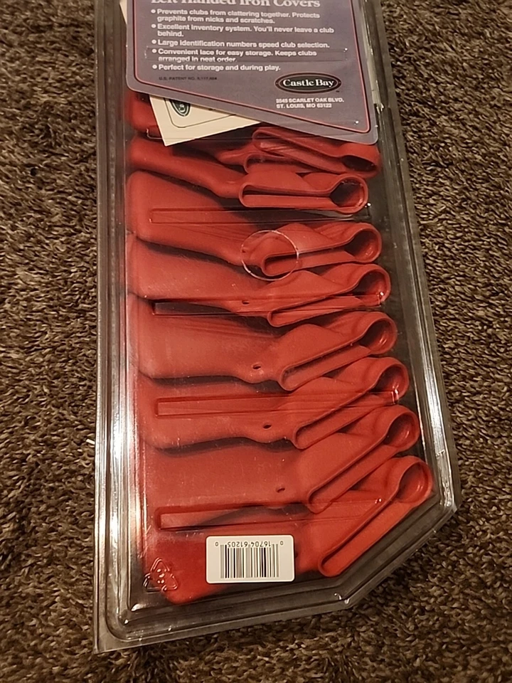 NUEVAS fundas de hierro de gran tamaño Castle Bay - ROJO PARA ZURDOS Foto 2 de 4