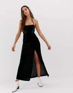 free people velvet maxi dress