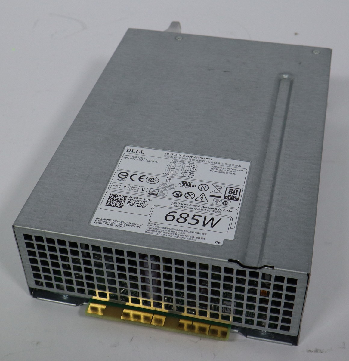 Dell Precision T5810 685W Power Supply F685EF-01 K8CDY