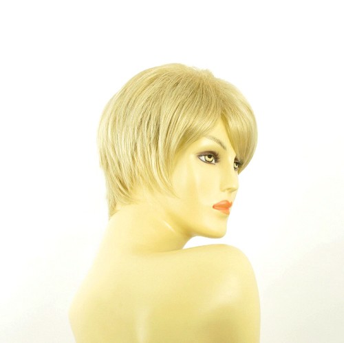 short wig for women golden blond wick very light blond ref: elsa 24bt613 PERUK - Picture 8 of 8