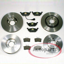 Bremsscheiben Ø 256 mm + Ø 230 mm + Bremsbeläge vorne + hinten für Seat Leon 1M1