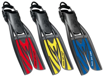Scubapro TWIN JET MAX mit Spring Straps Geräteflosse Fersenbandflosse NEU !!!