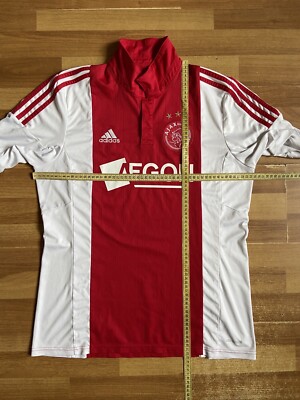 Maillot De Foot Domicile Ajax Amsterdam 2014/2015 - Adidas Taille M - Bleu - État Correct