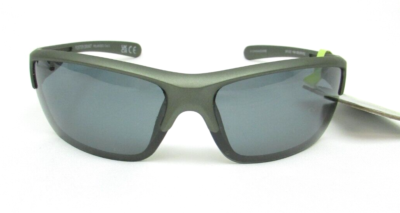 Foster Grant POLARIZED Green Half Rim Wrap TR90 Sunglasses 100%UV