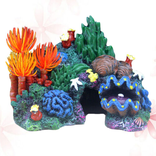  Fish Tank Decor Crafts Aquarium Rock Cave Decoration Landscape Stone - Afbeelding 1 van 11