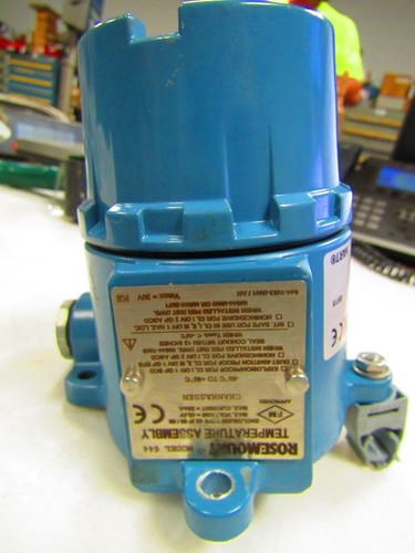 👀 ROSEMOUNT 0° TO 100°C TEMPERATURE TRANSMITTER W/ 4-20mA HART 644HAK5J6M5 - Picture 2 of 11