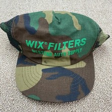 Wix Filters Hat Trucker Snapback Cap Camo Mesh Westend Auto Supply VTG