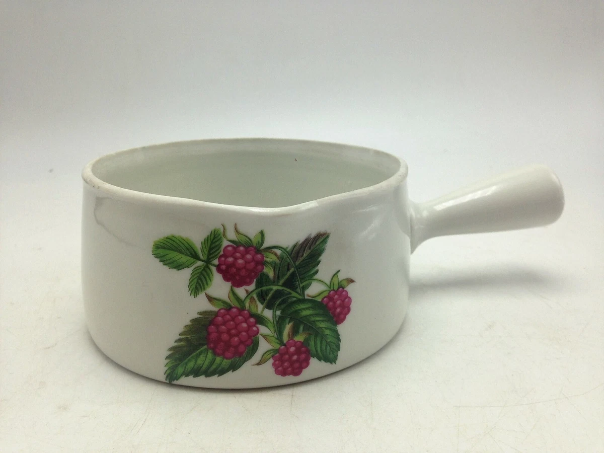 Plateau à Fromages Porcelaine De Paris - 24 Cm - Motif Fruits - État Correct