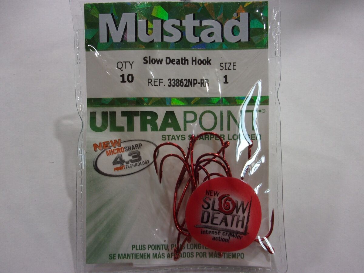 Bait Hooks Mustad Slow Death Hooks Mustad Super Death Hook Bass