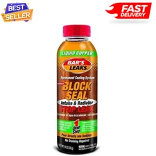 Bar's Leaks 1109 Block Seal Liquid Copper Intake and Radiator Stop Leak_ 18 oz..