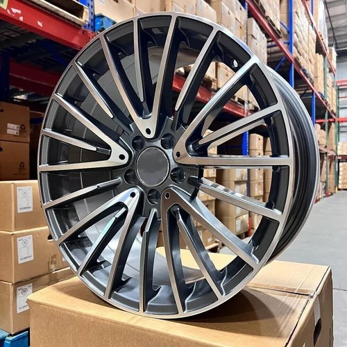 20" WHEELS FIT MERCEDES GLC300 GLC350 GLE350 GLE400 20X8.5 +30 5X112 RIMS SET 4 - Picture 4 of 4