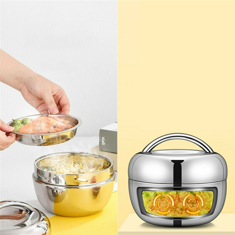Hot Food Flask Stainless Steel Lunch Box Thermos Vacuum Insulated Lunch