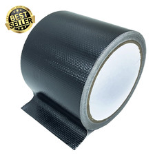 Waterproof Awning Repair Tape, Heavy-Duty Patch for Tarp,Tent,Canopy,Boat, Black