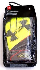 Under Armour Neon Yellow UA Challenge Goalkeeper Goalie Gloves Men's Size 8 NWT
