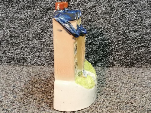 Antique Staffordshire Pottery Ornament Model of Stanfield Hall - Picture 7 of 8