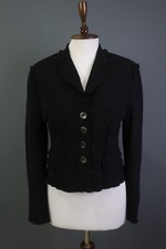Moschino Cheap And Chic Button Rayon Pockets Cropped Blazer Jacket Size 10