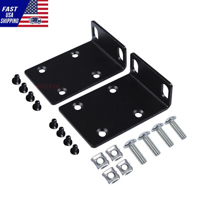 Cisco Hard Rack Mount Bracket Kit Ears For Cisco SF500 SG500 SG500X Switch