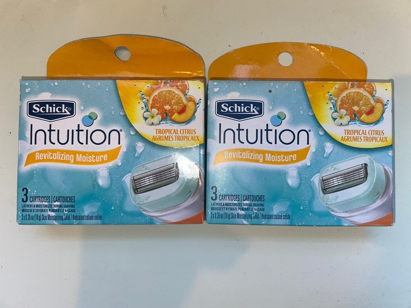 Schick® Intuition Revitalizing Moisture Tropical Citrus Refill 6 Cartridges