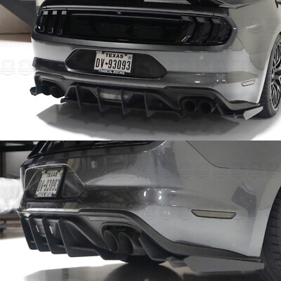 Rear Diffuser & Rear Lip V2 for Ford Mustang GT by Veloce [6th Gen Mustang GT]