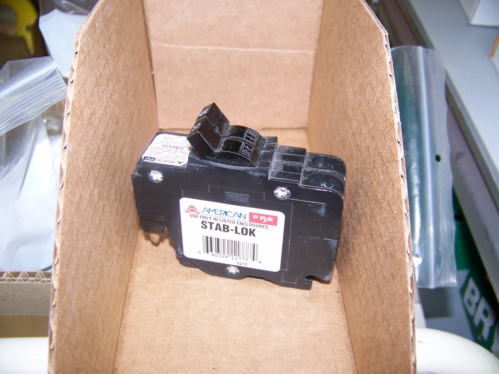 FPE 0215 Circuit Breaker 2 Pole 15A Thin Series