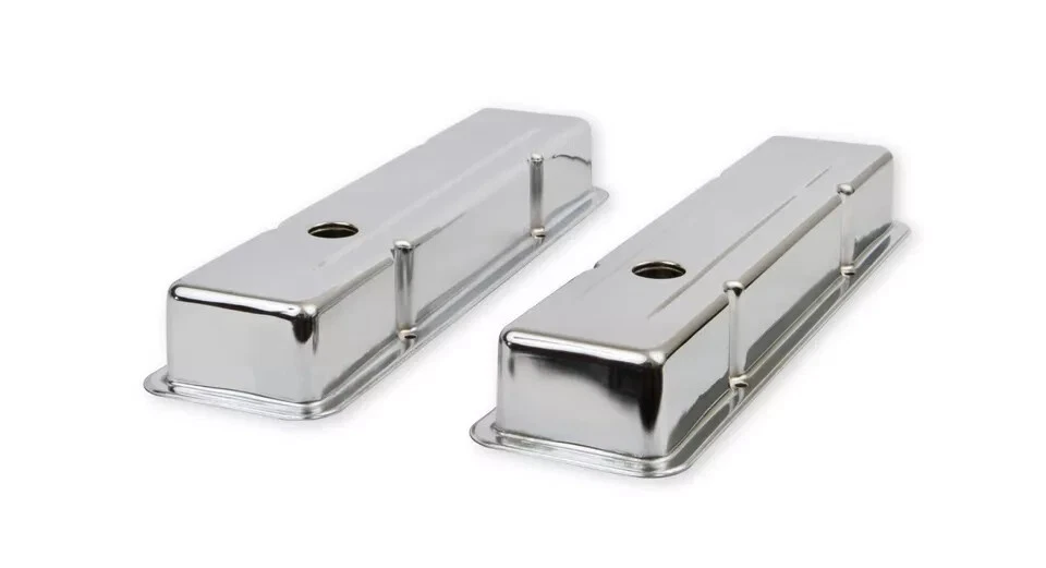 Cubiertas de válvula de junta Mr. orificios de doble tapa para Chevrolet 60-86 bloque pequeño 262-400 Foto 2 de 4