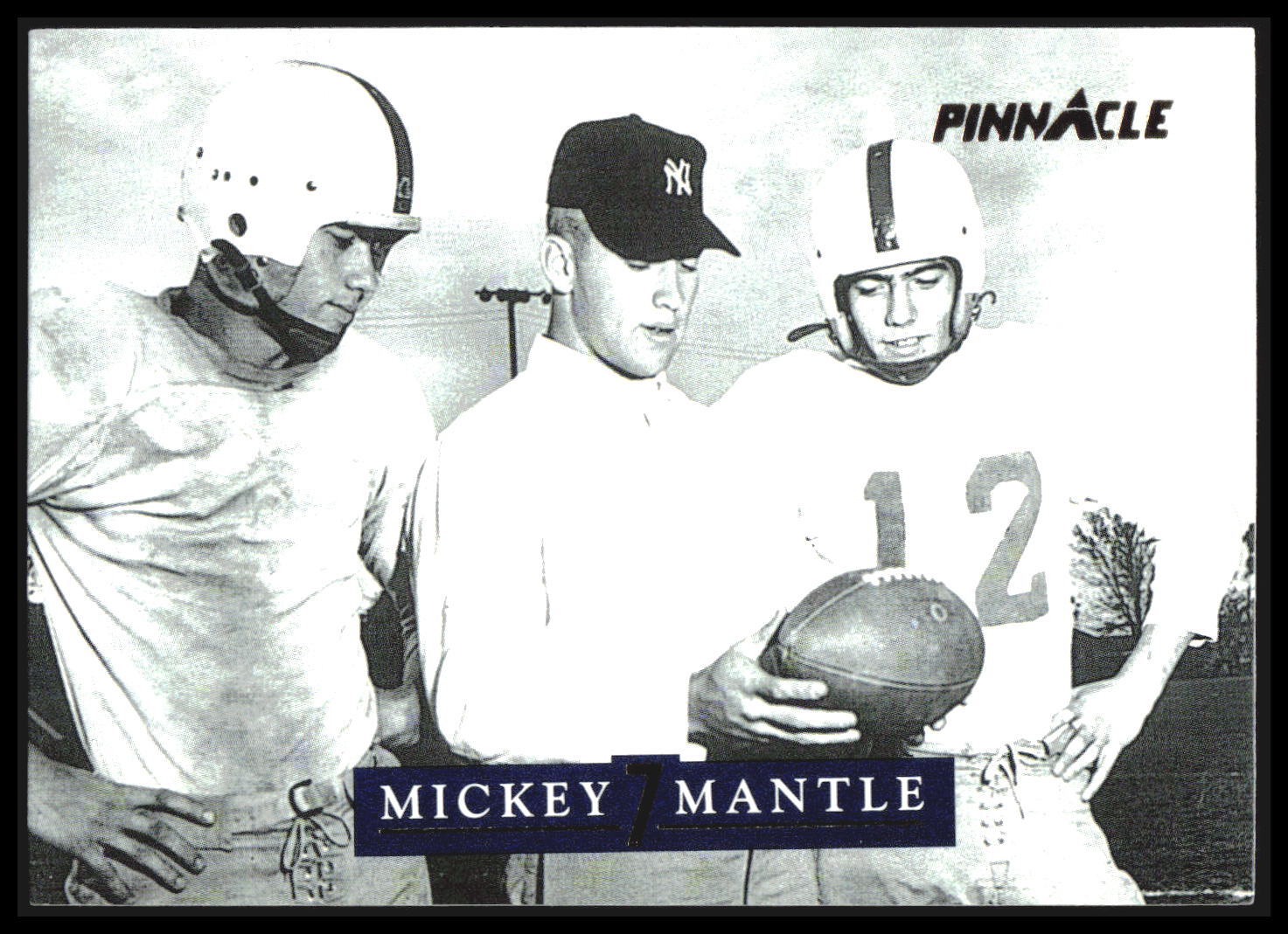1992 Pinnacle Mickey Mantle High School #2 New York Yankees BB1