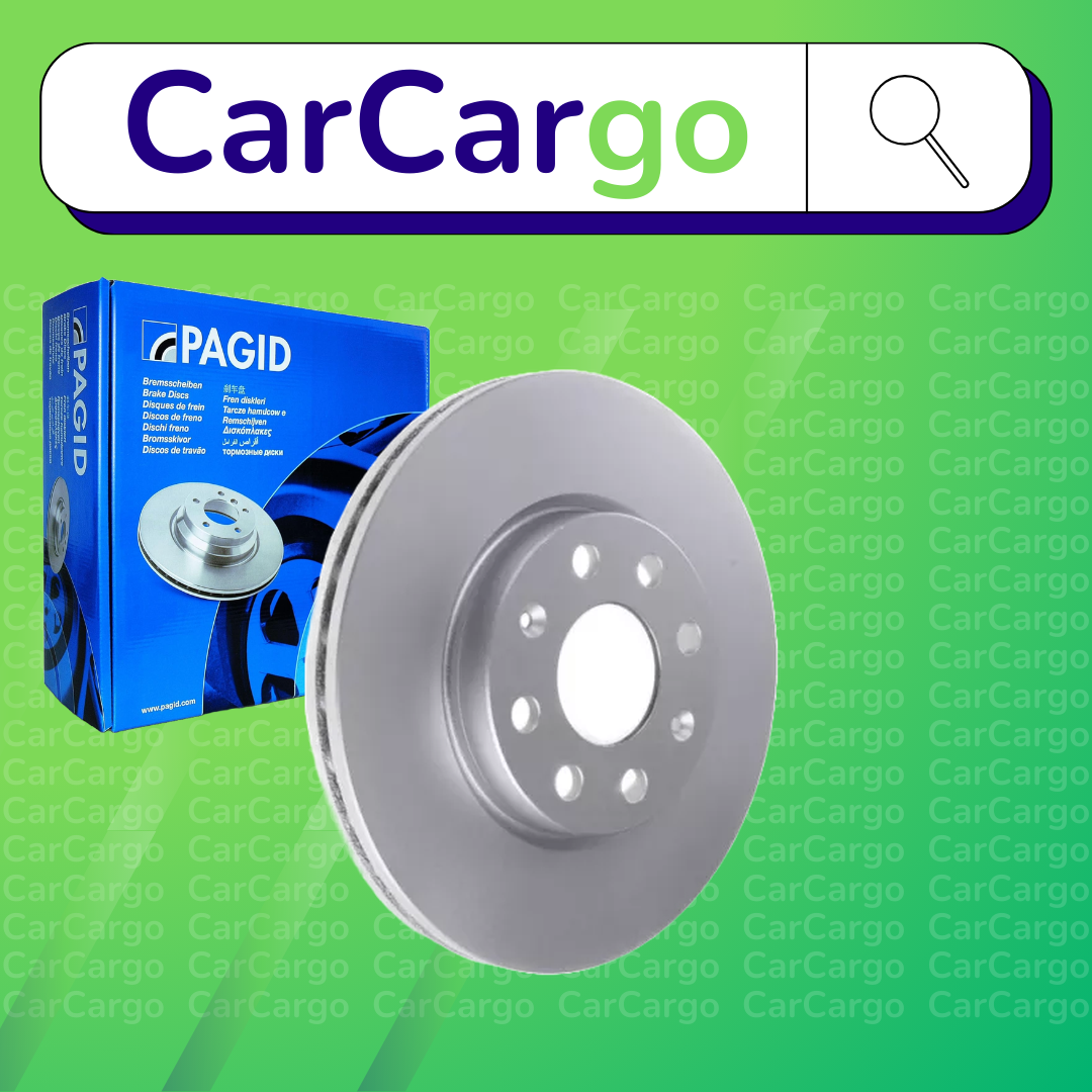 Pagid Vented Front Brake Discs Pair For Vauxhall Corsa 1.4 2014-2024 257 mm
