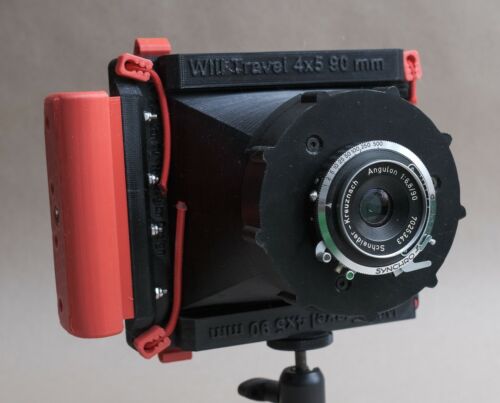 Imprimé en 3D - Appareil photo WillTravel 4x5 pour votre distance focale - Photo 1 sur 12