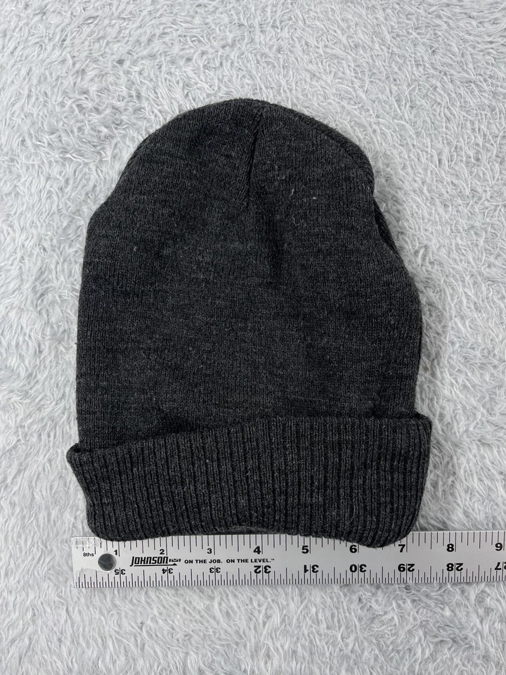 Timberland Gorro Toque Adulto Talla Única Gris Tejido 100% Acrílico Invierno Caminata Campamento Foto 4 de 4