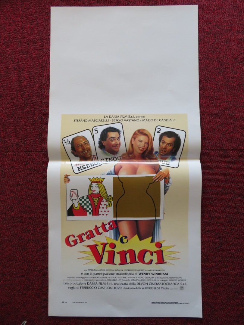 Locandina originale film Gratta e vinci (1996) - Regia di Ferruccio Castronuovo