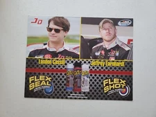 LANDON CASSILL & JEFFREY EARNHARDT FLEX SHOT NASCAR DRIVER HERO Card 11×8½