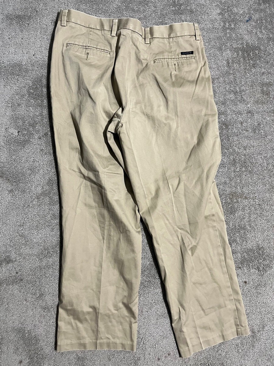 DOCKERS Classic Fit Pleated Dress Pants 38x30 Solid Vintage | eBay