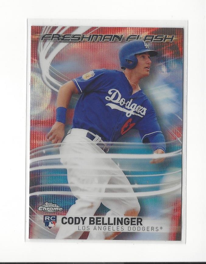 2017 Topps Chrome Freshman Flash #FF5 Cody Bellinger RC Rookie Dodgers