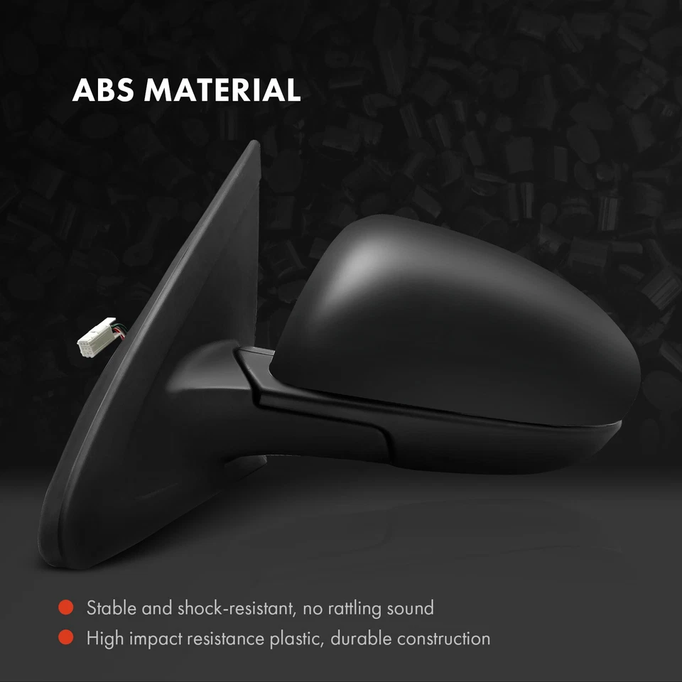 2Pcs Mirror w/ Power Glass Adjust & Manual Folding for Mazda 3 2010-2013 3 Sport - Image 3 of 4