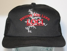 1990s LOCI LAKE OZARK CONSTRUCTION Vintage Trucker Hat K-Products Made in USA
