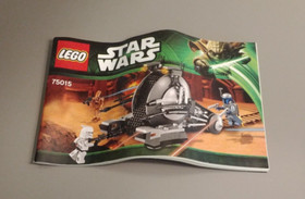 Lego Star Wars Corporate Alliance Tank Droid 75015 (NEAR COMPLETE) *Tank Only*