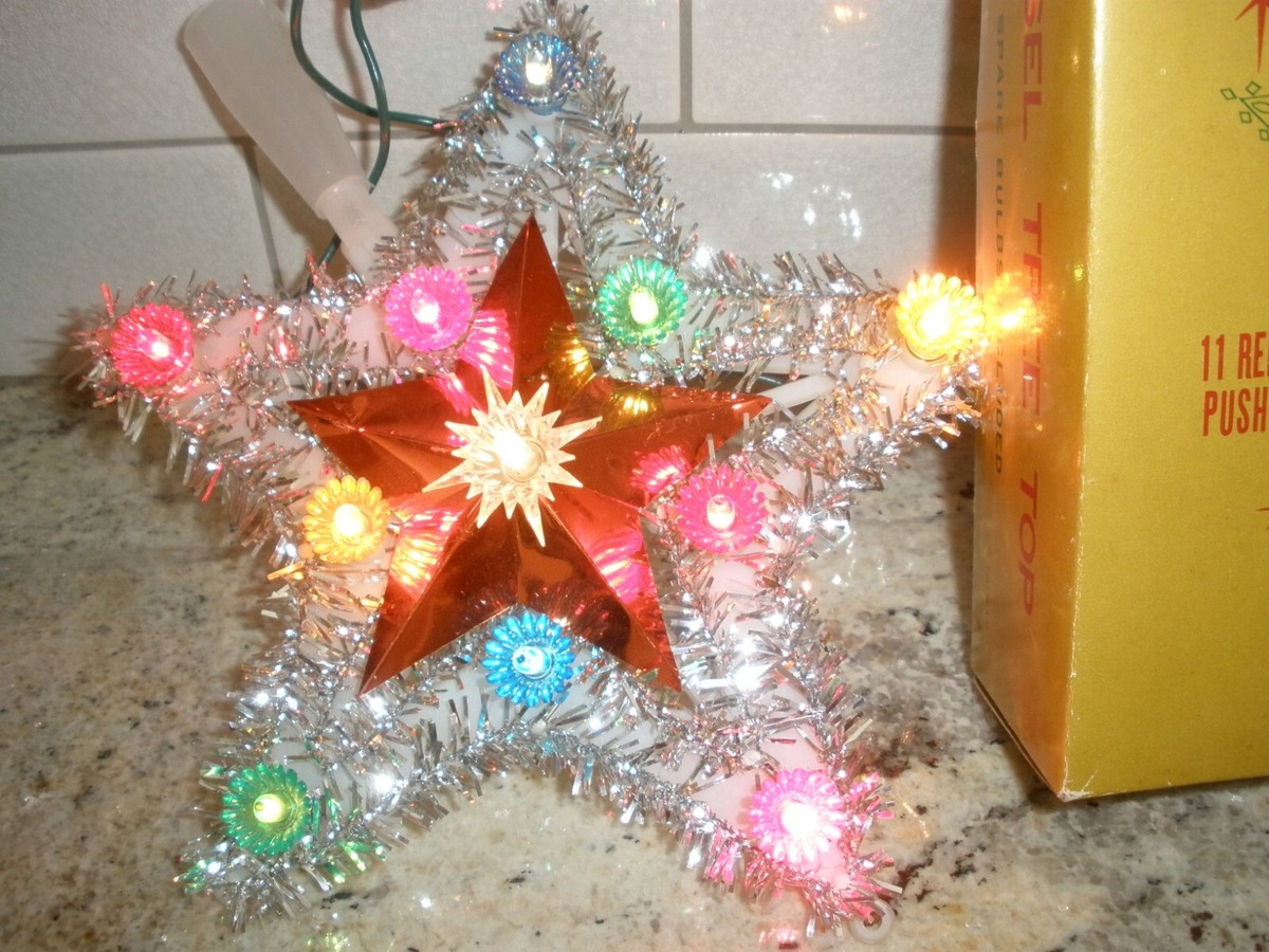 * vintage tree top ❀ アンティークビーズ 星の ツリートップ Amazon.com: MorningRo 9 Inch Rusty Christmas Star Tree Topper