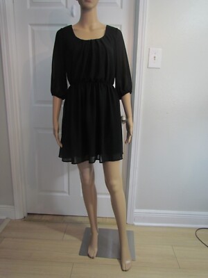 a byer black dress Byer Red Dotted Halter 90s Dress (M) – dry vtg and main image 1