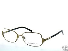 SPECIAL OFFER DONNA KARAN DKNY 3535 B ANTIQUE GOLD/BLACK 1074 EYEGLASSES 53