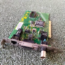 Vintage 10Mb/s RJ45 Coaxial PCI Network Card DB-15 3Com 03-0148-000 3C900B RevA