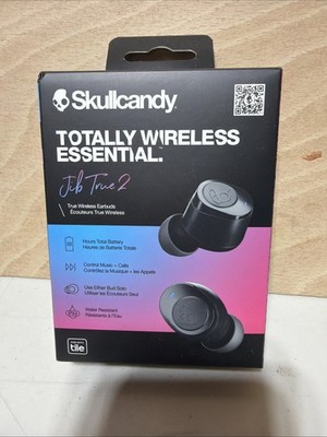 Skullcandy Jib True 2 kabellose In-Ear-Ohrhörer, 32 Stunden Akku, Mikrofon, NEU