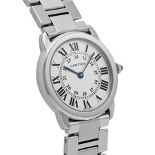 Cartier CARTIER Ronde Solo de Cartier SM W6701004 Silver Women s Wristwatch Cart 3