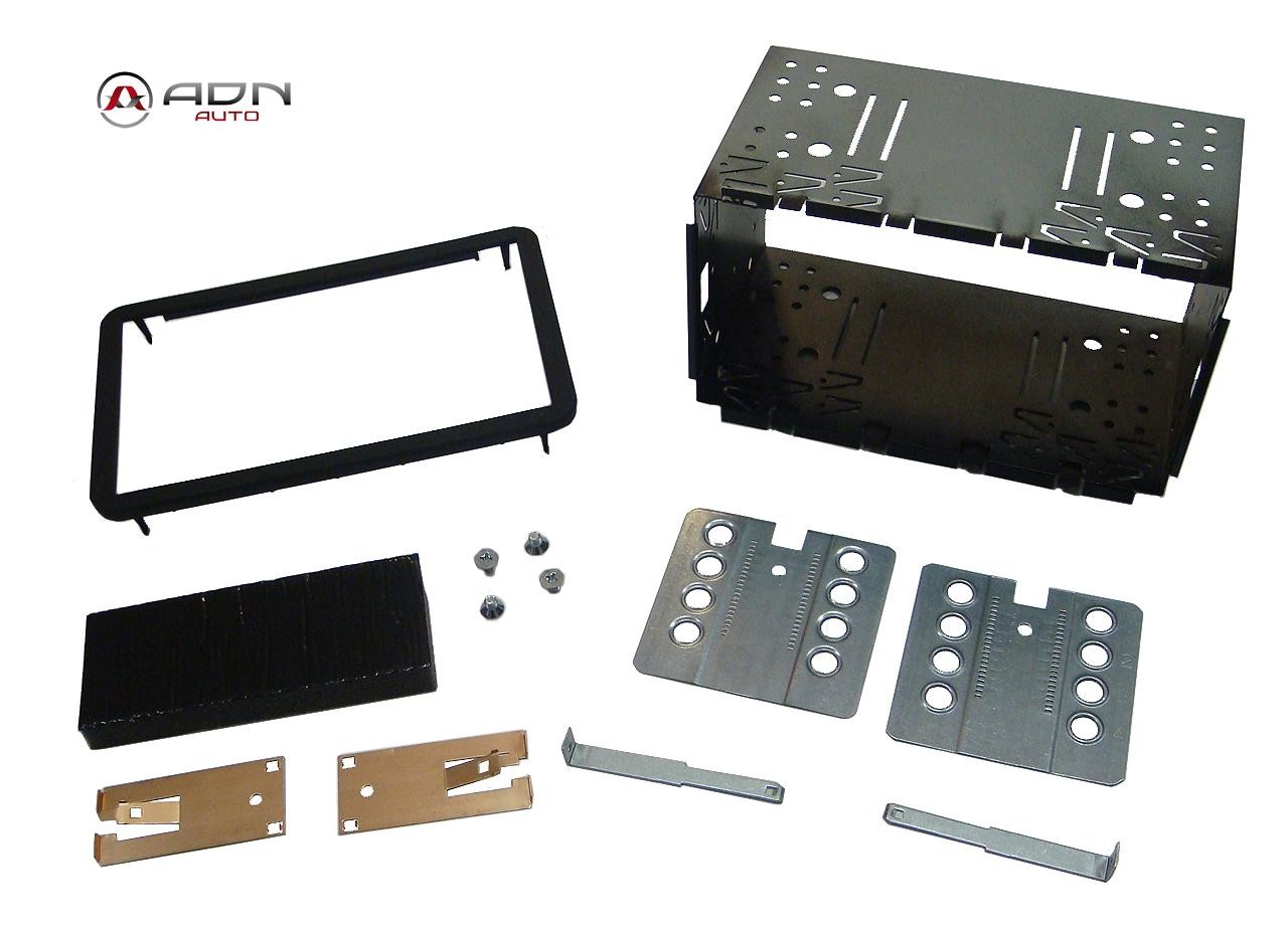 Kit 2 DIN Alfa Romeo 159 ap05 noir pour console centrale sans navigation