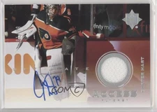 2020 Upper Deck Ultimate Collection Access Jersey /99 Carter Hart #UAA-CH Auto