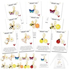 Pocket Hug with Encouragement Cards Cute Mini Pocket Hug Token Animals